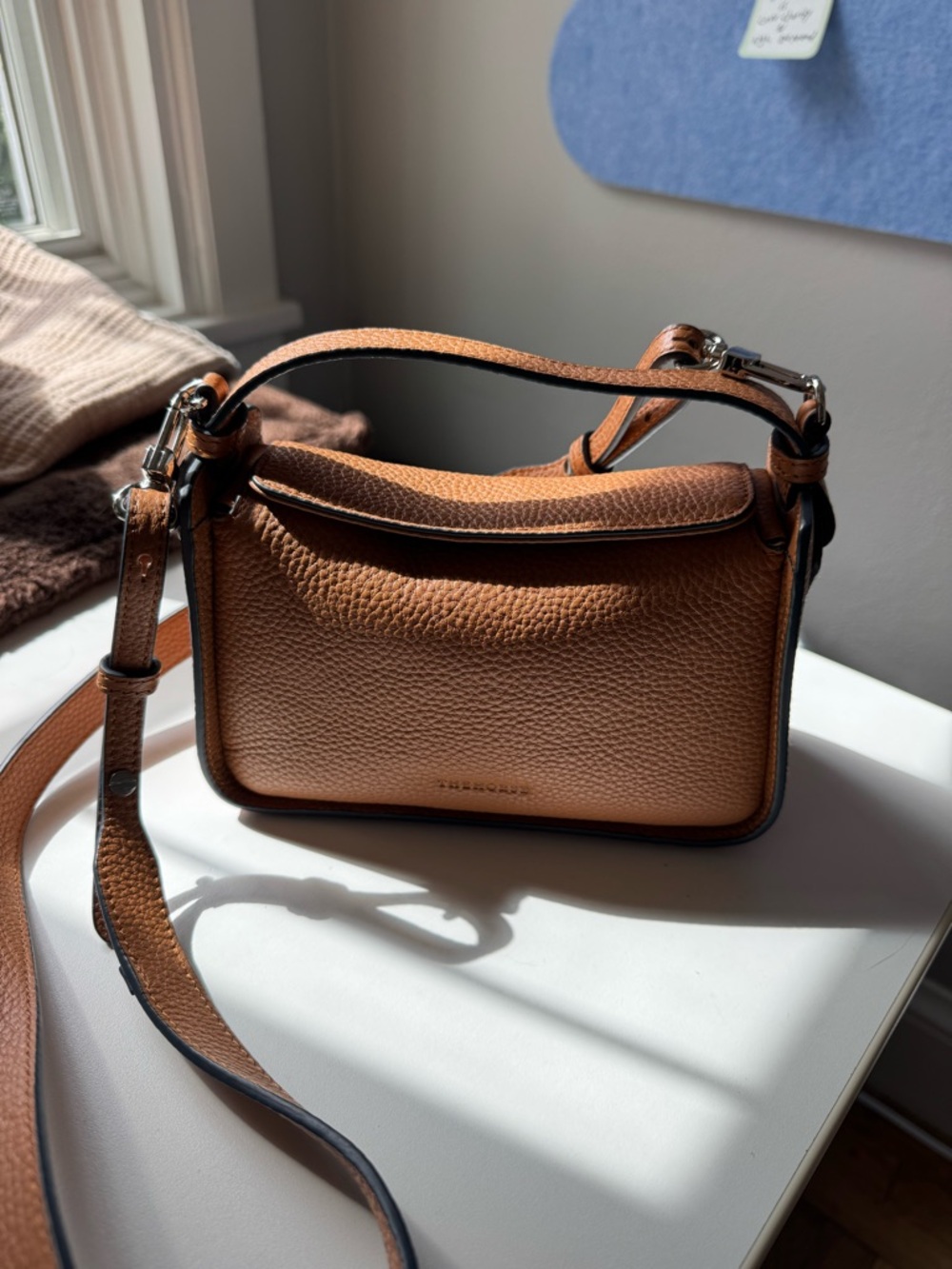 Like New: The Horse - Mini Clementine Bag -  Pebbled Italian Leather Bag